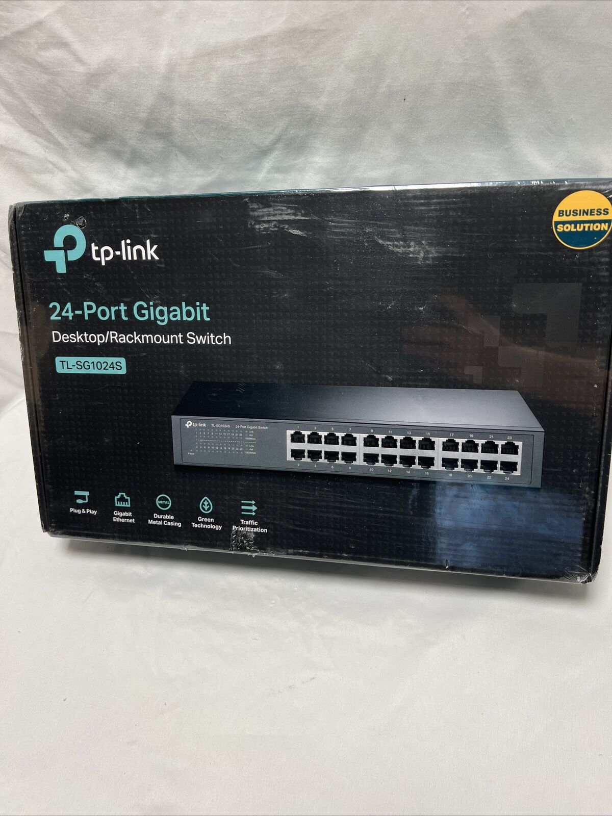 TP-Link TL-SG1024S 24-Port Gigabit Ethernet Switch BRAND NEW SEALED