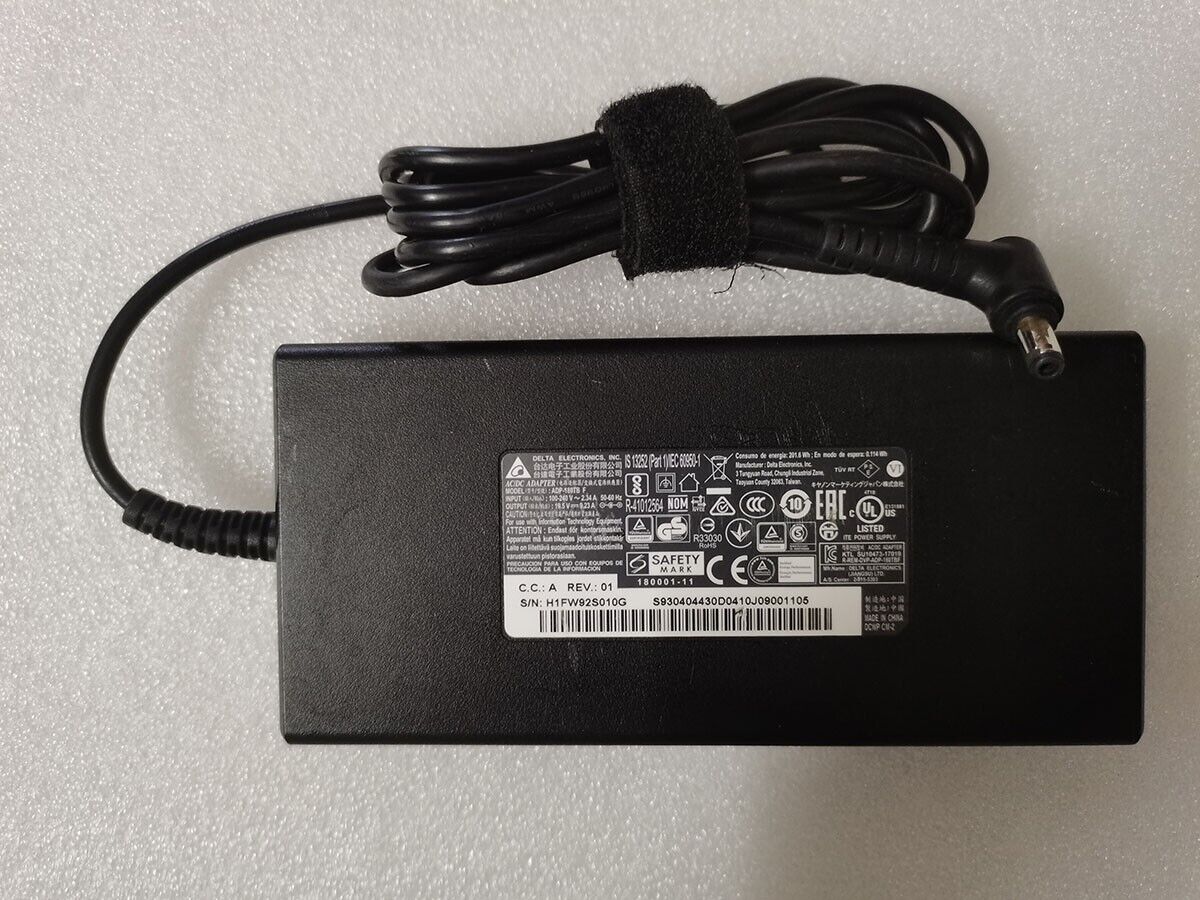 180W Delta 19.5V 9.23A ADP-180TB F for MSI GS75 Stealth 9sd Genuine Slim Charger