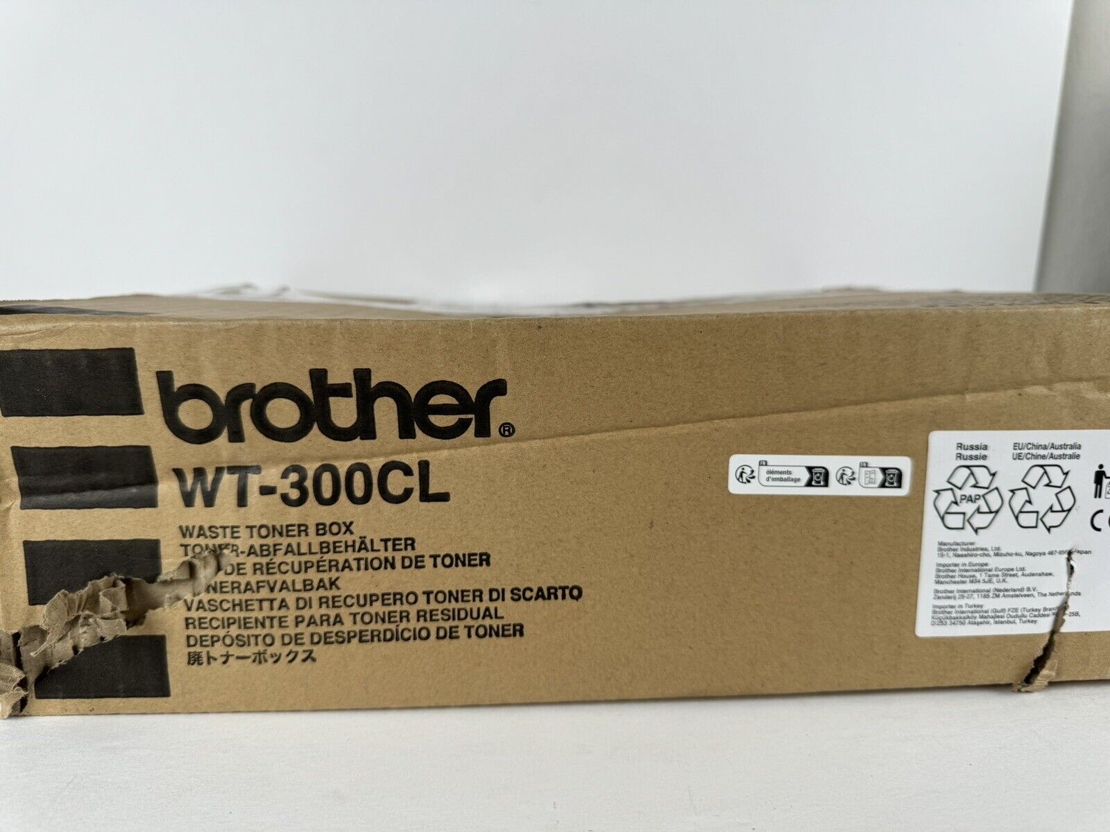 Brother International WT300CL Waste Toner Box SEALED
