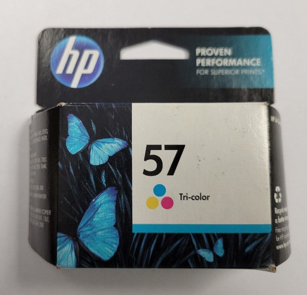 NEW Genuine HP 57 Tri-Color Printer Ink Cartridge C6657AN Exp 12/2013