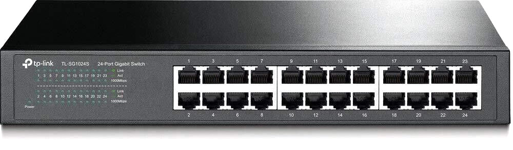 TP-Link TL-SG1024S 24-Port 10/100/1000Mbps Gigabit Desktop/Rack-Mount Switch