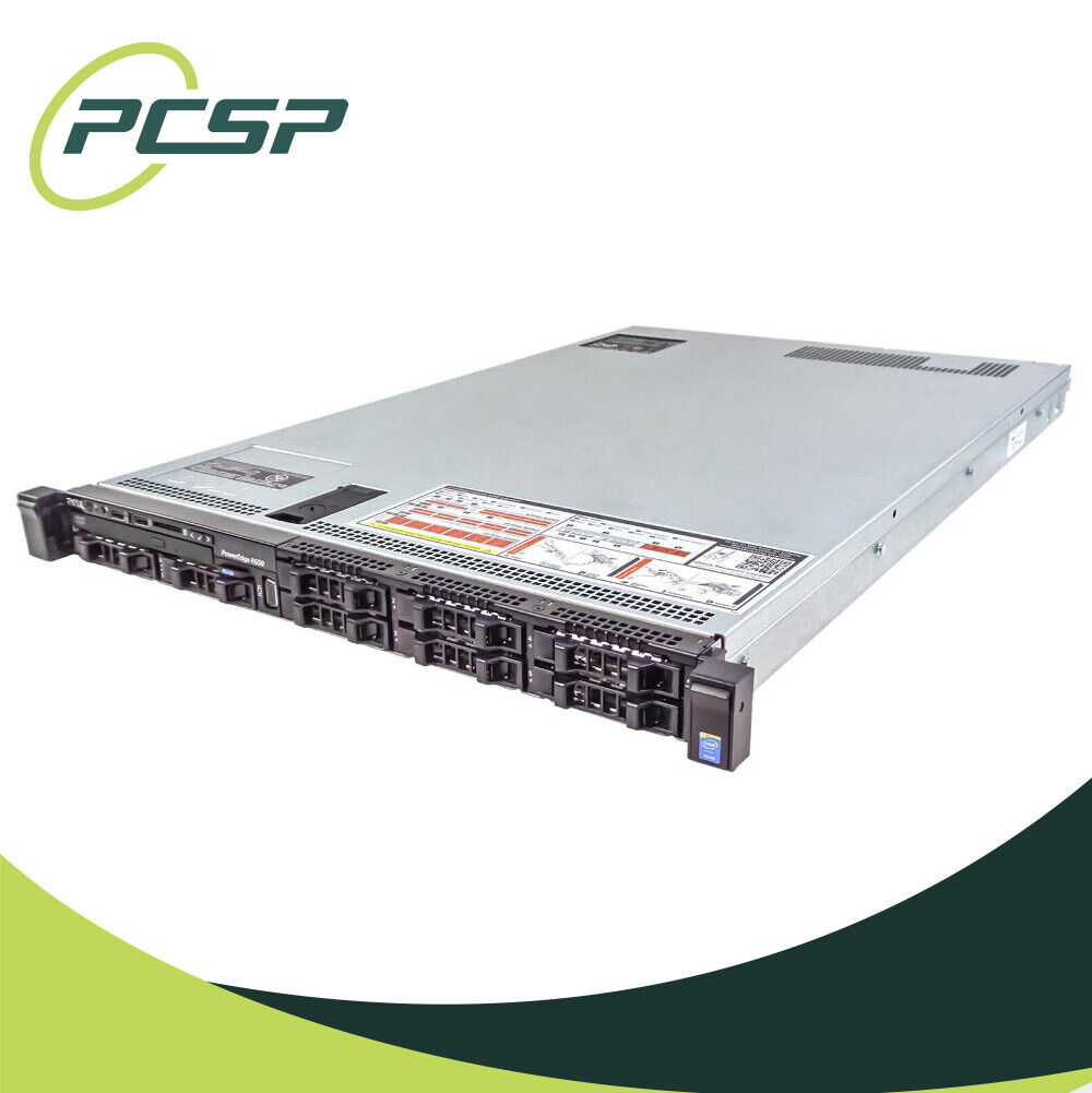 Dell PowerEdge R630 28 Core Server 2X 2.40GHz E5-2680 V4 32GB RAM 4X 1GBps RJ-45