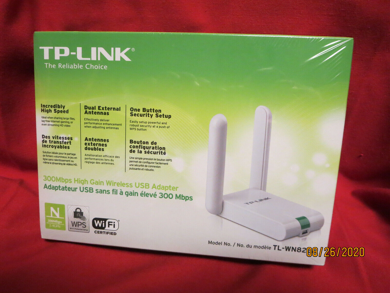 TP-LINK TL-WN822N 300Mbps HIGH GAIN WIRELESS ADAPTER BRAND NEW FACTORY SEALED