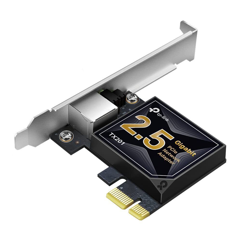 TP-Link 2.5GB PCIe Network Card (TX201)  PCIe to 2.5 Gigabit Refurbished
