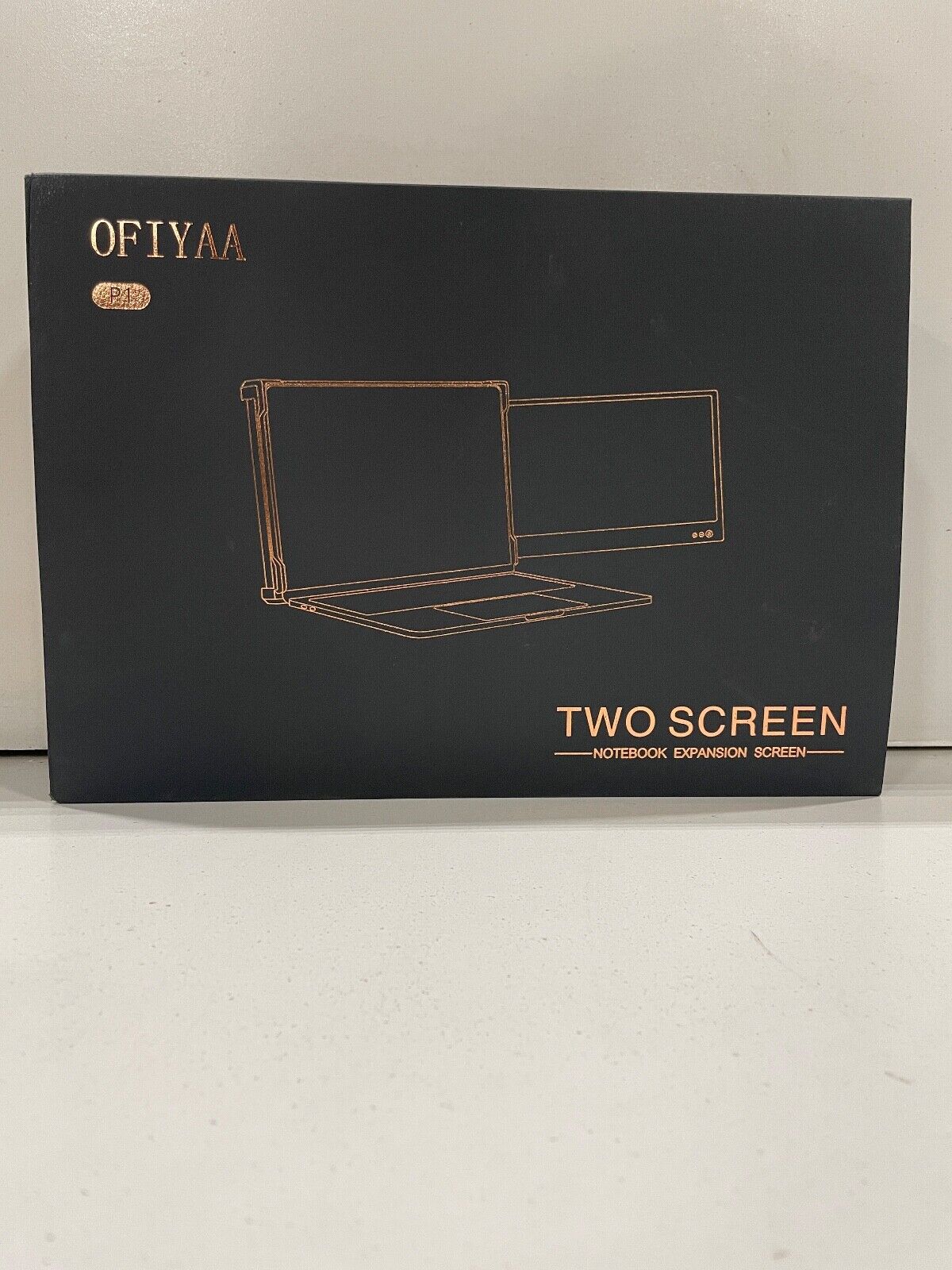 OFIYAA P1 12'' Portable Monitor Laptop Extender Dual Screen FHD IPS 2 Speakers