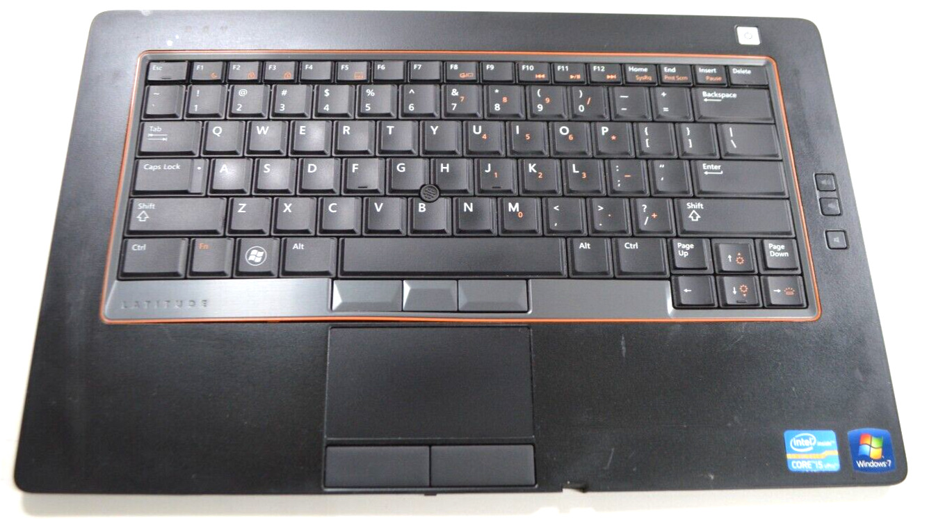 Genuine Original Dell Latitude E6420 Palmrest Touchpad Keyboard 08X6FV