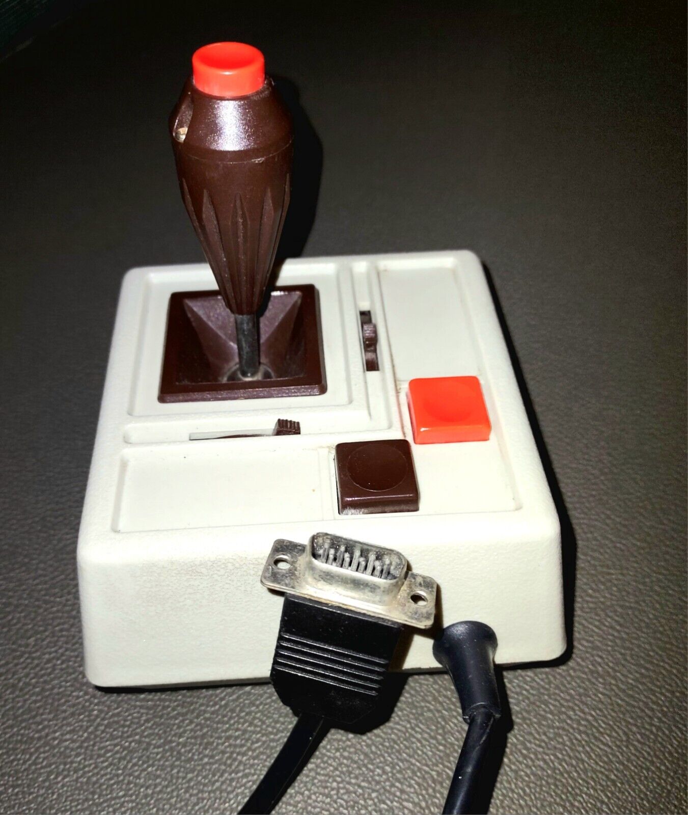 IBM / Apple II / Apple IIe Analog Joystick Game Controller w/ Adapter Untested
