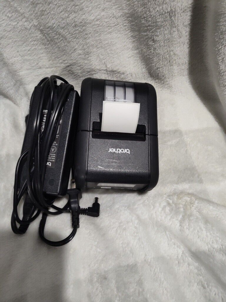Brother RJ-2150 RuggedJet Portable Bluetooth Printer W/ Genuine AC Adapter