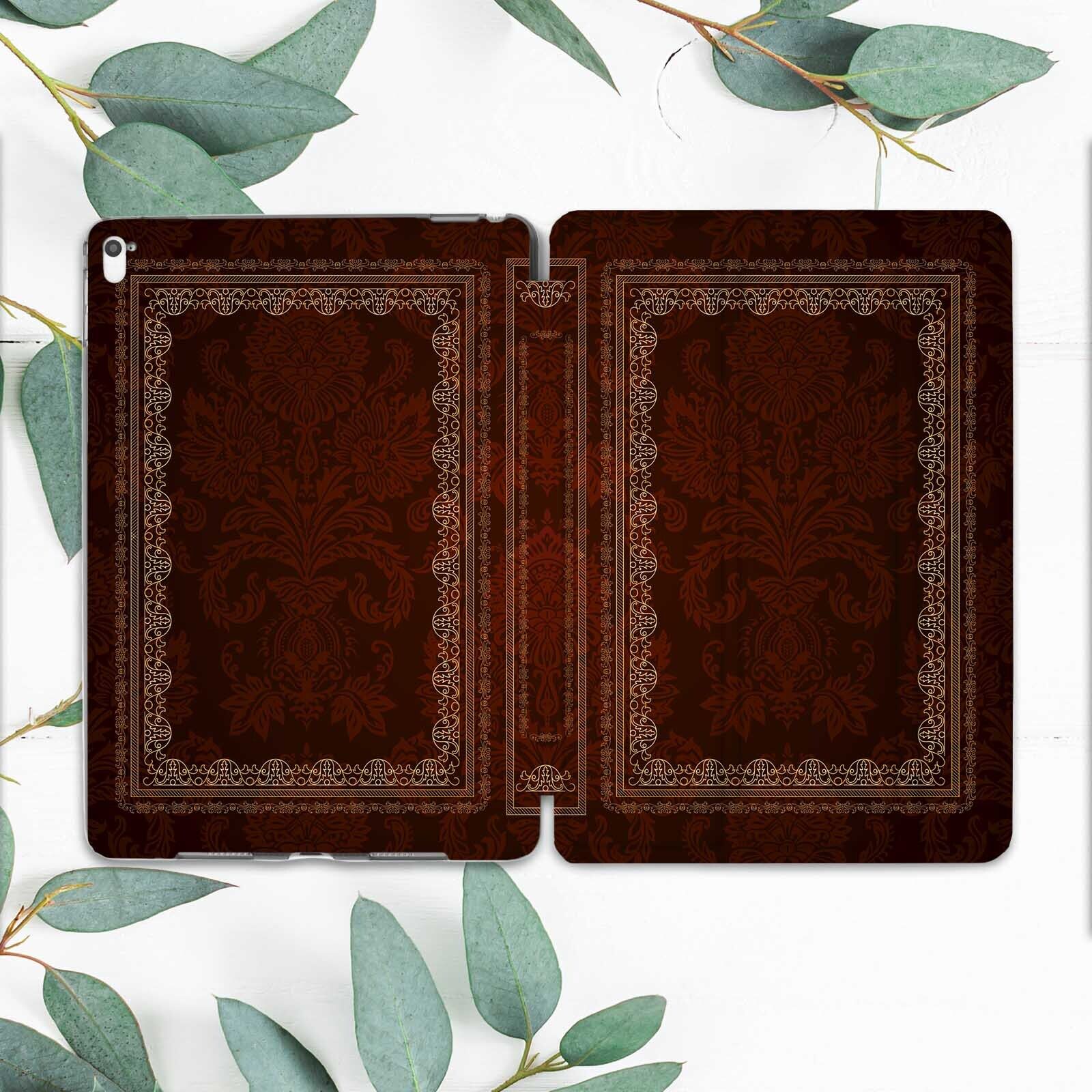 Vintage Ancient Book Case For iPad Pro 12.9 11 10.5 10.2 9.7 Air Mini 6 5 4 3 2