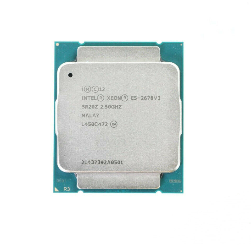 INTEL XEON E5-2678 V3 CPU PROCESSOR 12 CORE 2.50GHZ 30MB L3 CACHE 120W SR20Z
