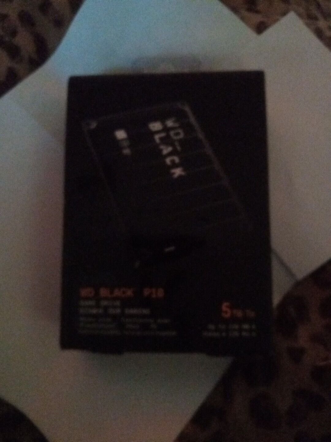 WD Black P10 BLACK 5TB HDD Portable External Game HDD WDBA3A0050BBK USED
