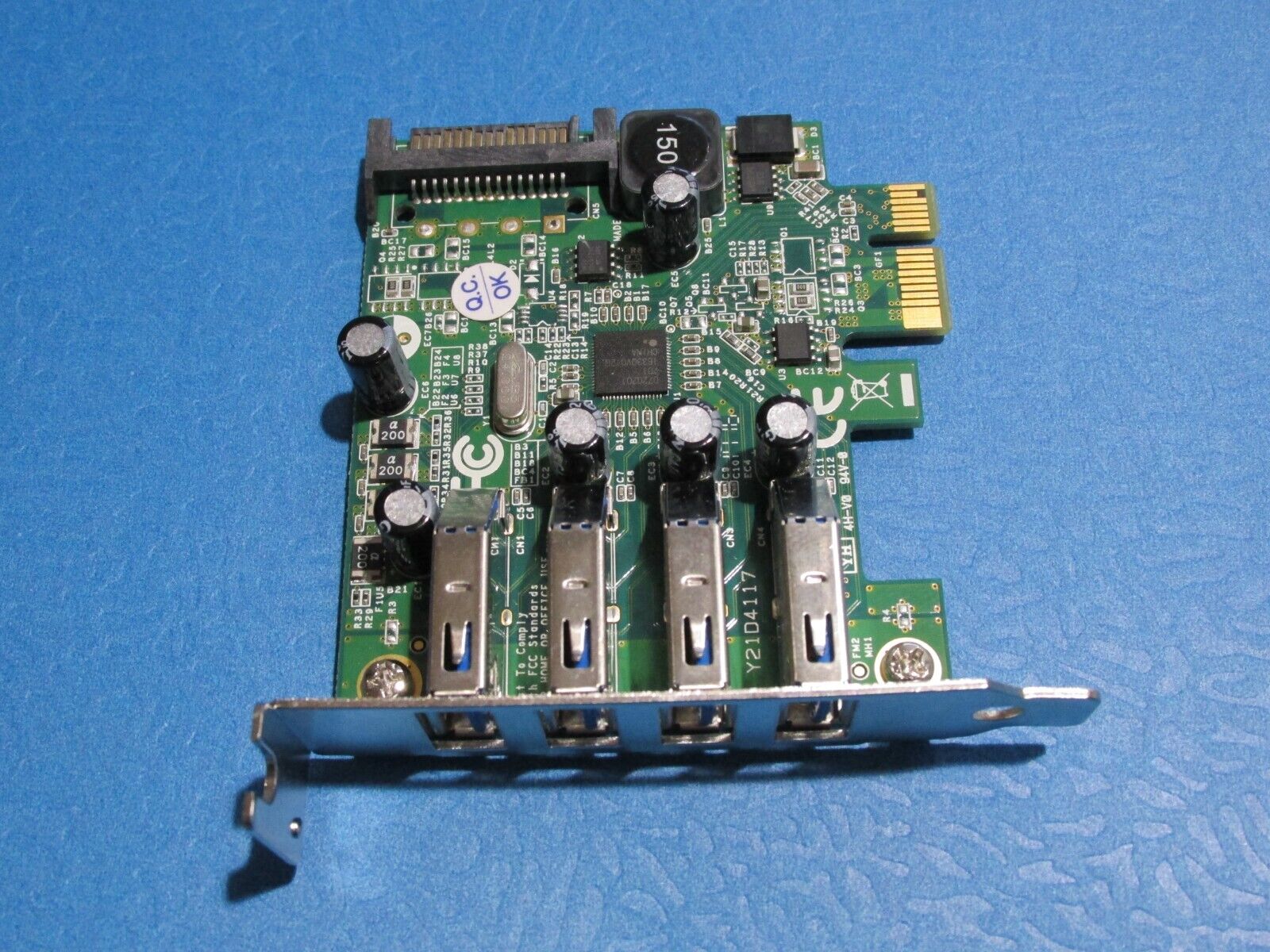 StarTech PEXUSB3S4V  4 Port PCIe USB 3.0 Card Dell P/N:02DD5M Tested working