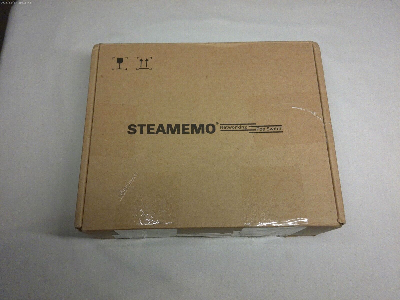 STEAMEMO POE104D V5 5 Port AI Poe Switch 52W Built in Power 802.3af/at New