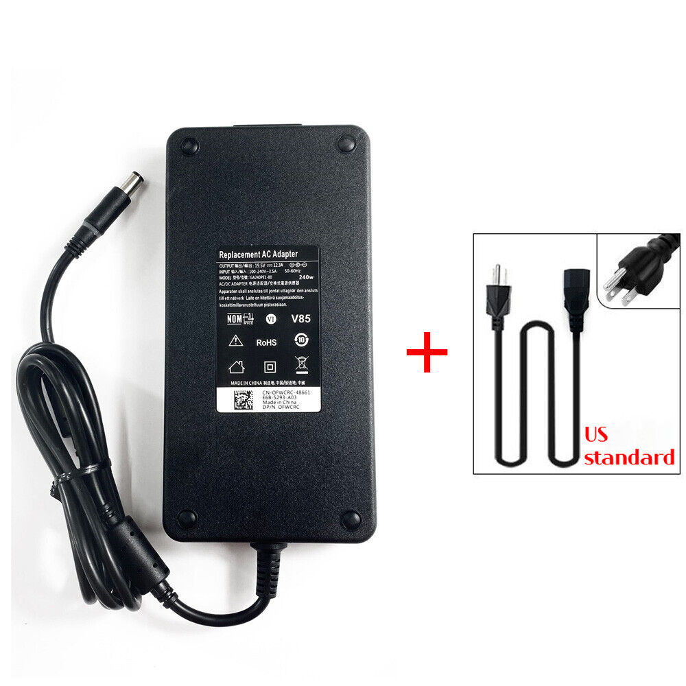 Laptop Charger for Dell R1 R2 Gaming G3 G7 Power Adapter 130/150/180/240/330W