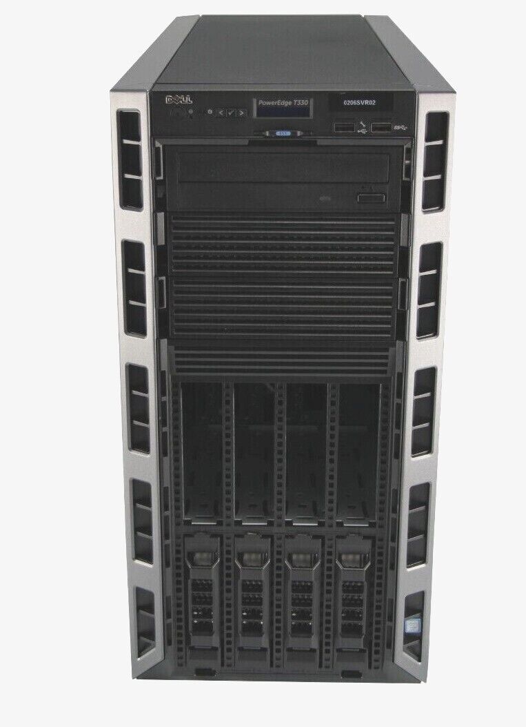 Dell PowerEdge T330 8B LFF 2x 495W PSU - Choose CPU, RAM, RAID, HDD