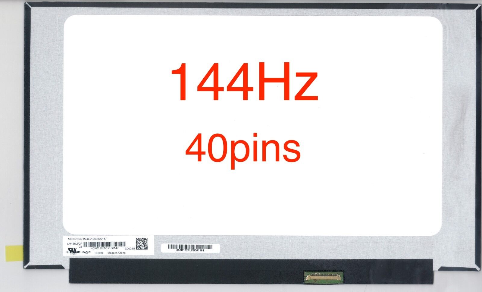 Panda LM156LF2F LM156LF2F01 LM156LF2F03 144Hz FHD 1920x1080 Matte IPS LCD Screen