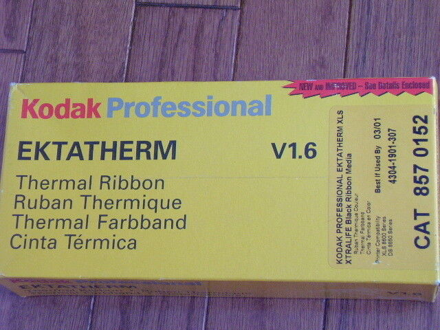 Kodak Professional 857 0152 Ektatherm XLS XTRALIFE Black Ribbon Media