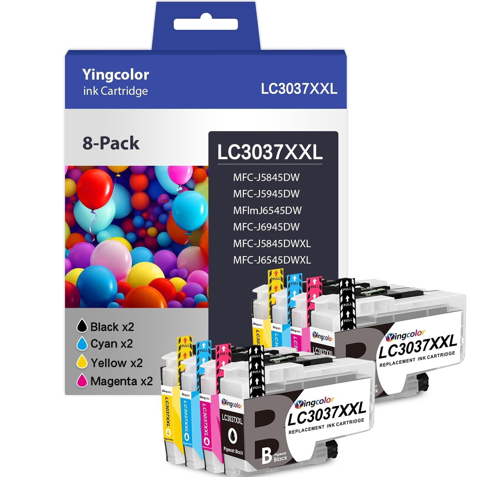 LC3037 Ink Cartridges, Compatible Replacement for Brother LC3037 Ink Cartridg...