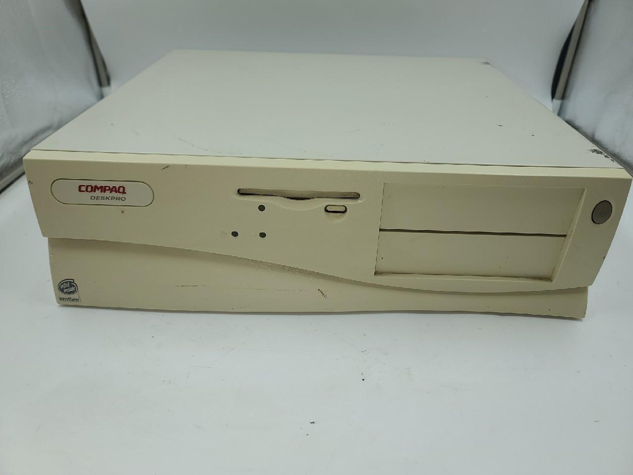 Vintage Compaq Deskpro 2000 M5166/1200 Desktop Computer PC