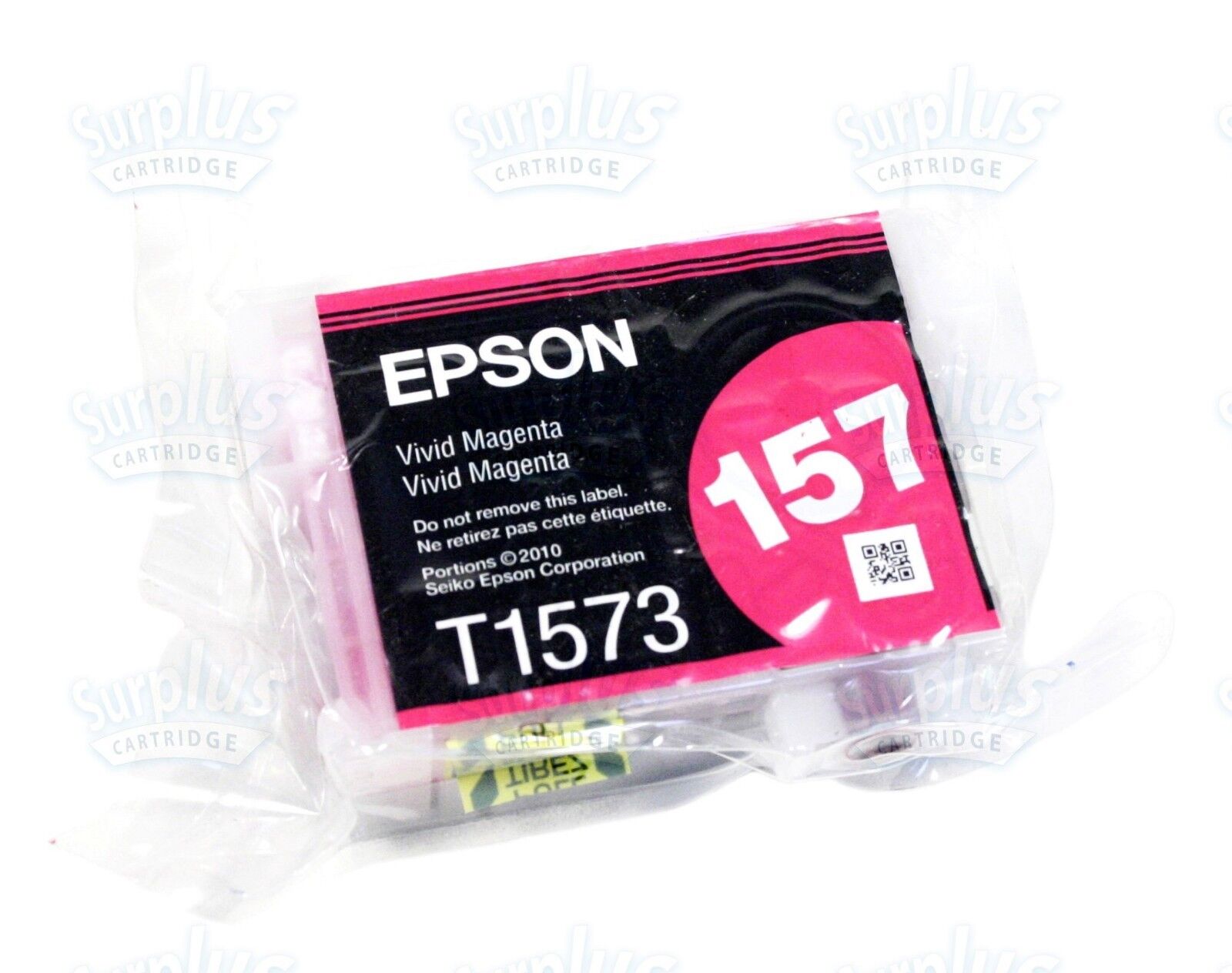 Genuine Epson 157 Vivid Magenta Ultrachrome K3 Ink T157 T1573 T157320 R3000