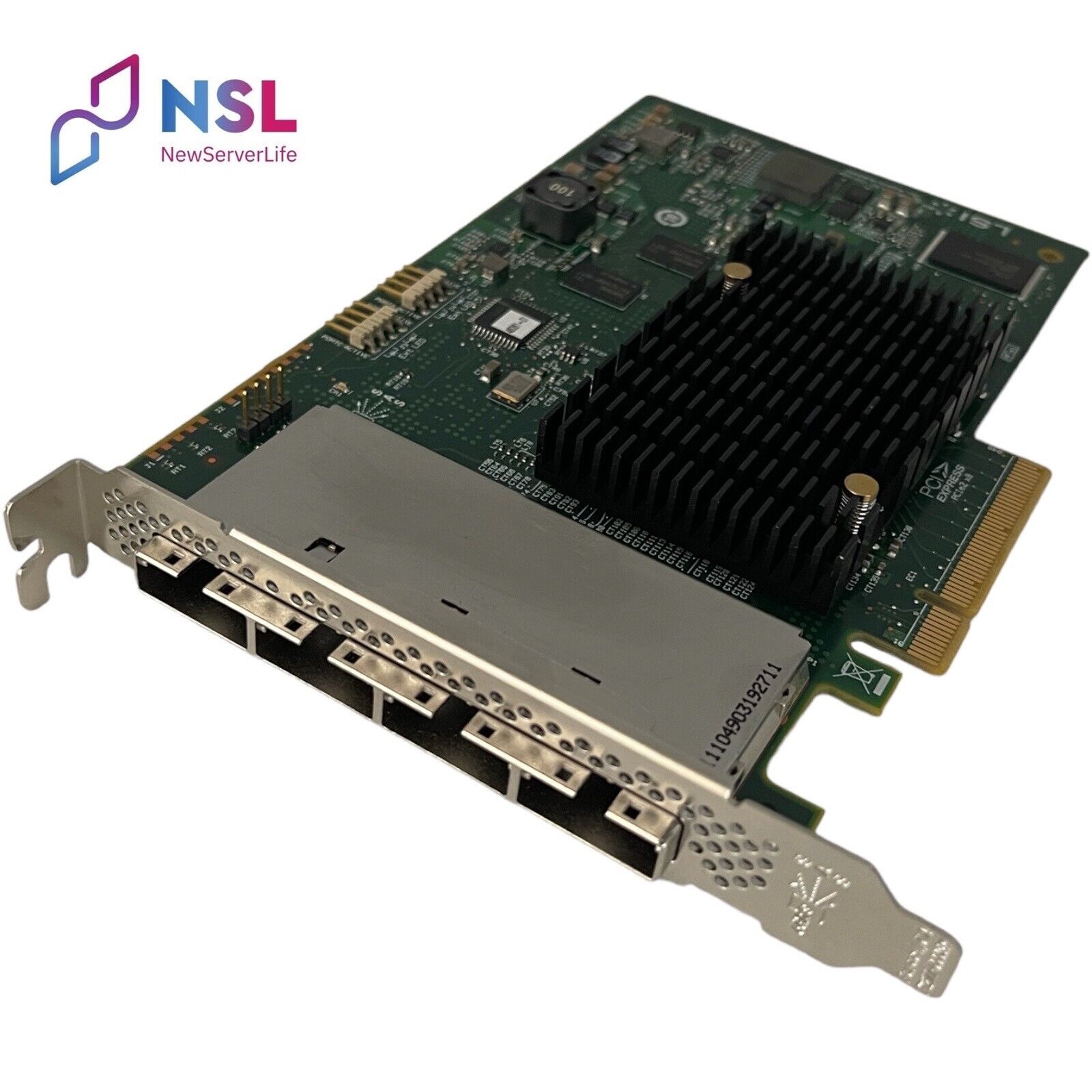 Dell LSI Compellent 6gbps PCIe 2.0 SAS HBA Plug-in Card MJFDP