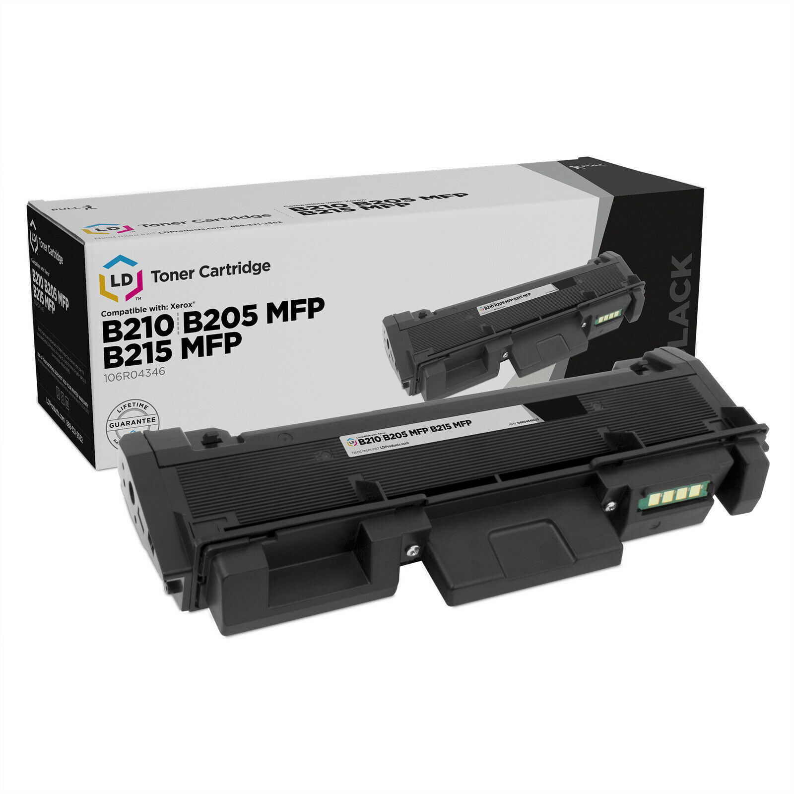 LD Compatible Xerox 106R04346 Black Toner Cartridge for B205, B210, B215