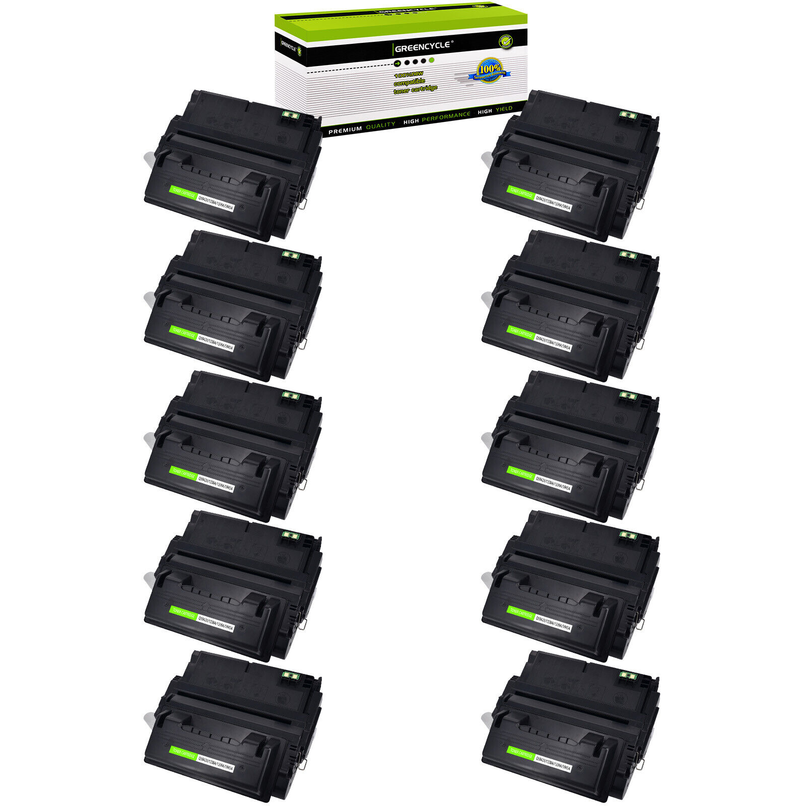 10PK Q5942X 42X Toner Cartridges Compatible For HP LaserJet 4350dtnsl 4250dtn
