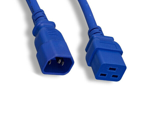 2Ft BLU Power Cord for Cisco Catalyst 9400 Series Switches Jumper Cord PDU UPS