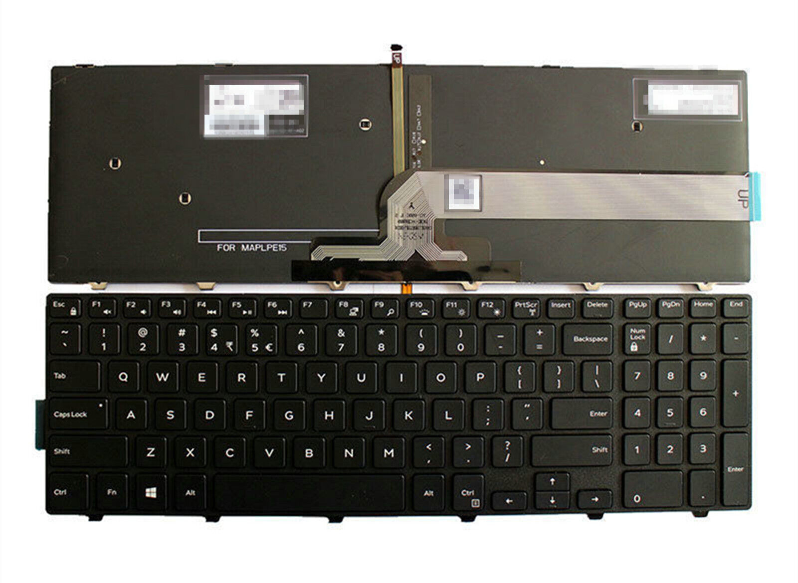 New Backlit Keyboard for Dell Inspiron 17 5748 5749 5755 5758 Laptop KPP2C Frame