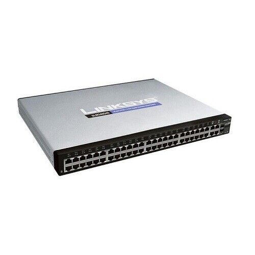 Linksys SLM248G4S-G5 48-Ports 10/100Base-TX Fast-Ethernet Smart Switch Module