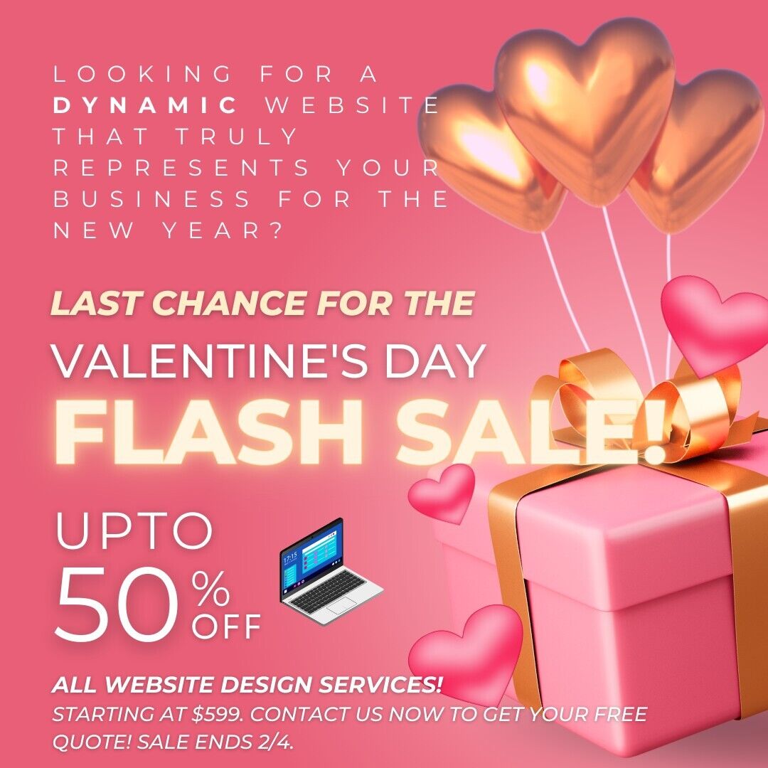 Elevate Your Business Presence this Valentine\'s Day with a Stunning Website 💻🌹