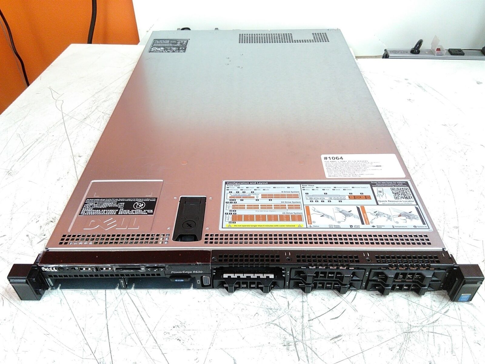 Dell PowerEdge R630 Server 2x Xeon E5-2670 V3 12-Core 2.3GHz 32GB 0HD 8 Bay H730