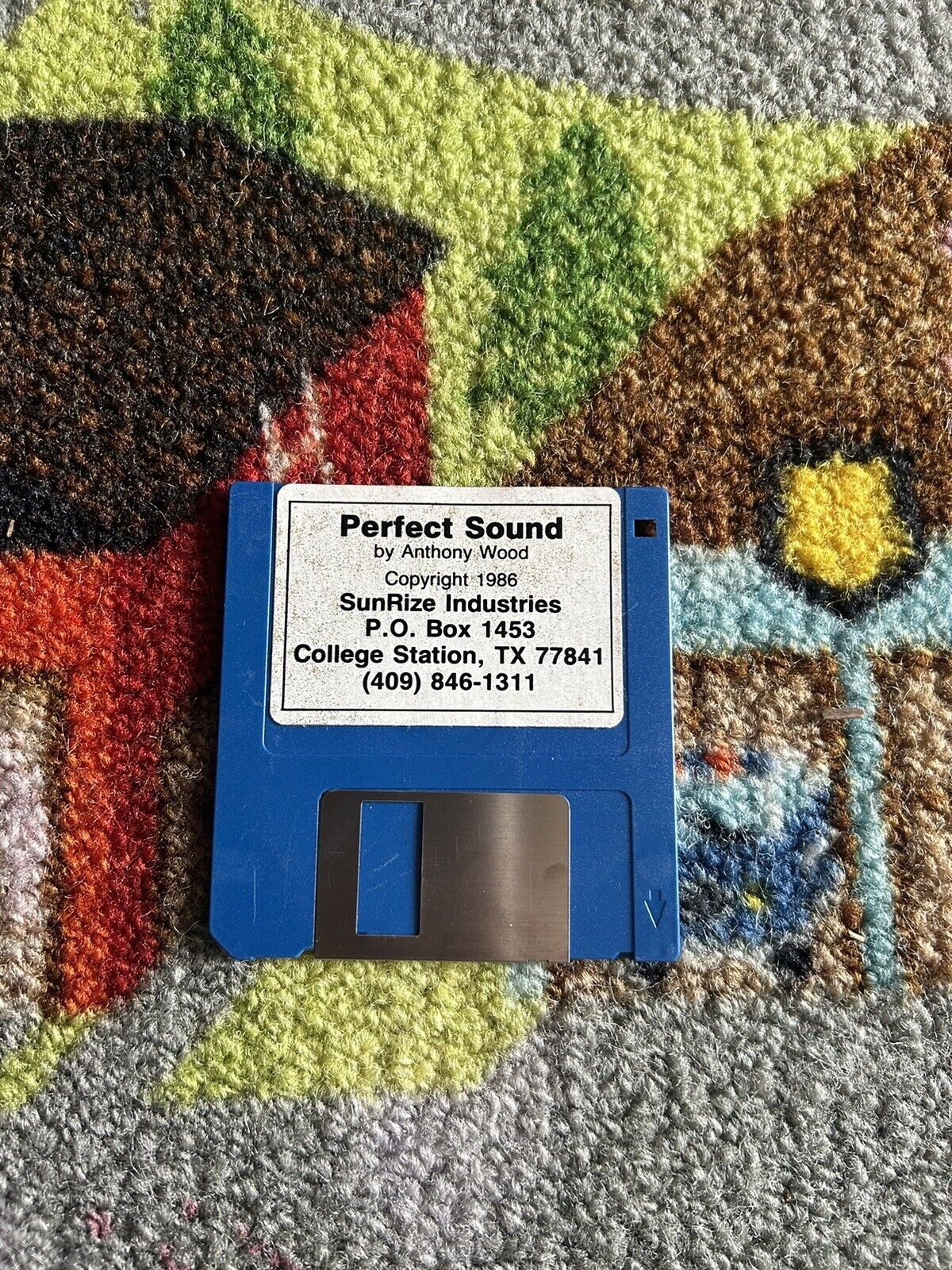 Perfect Sound Amiga Sunrize Industries 1986 Rare HTF 