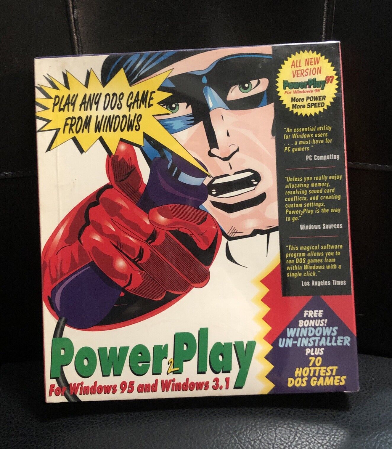 Power Play 2 Windows 3.1 95 PC CD-ROM Big Box Game DOS SEALED Brand New Rare