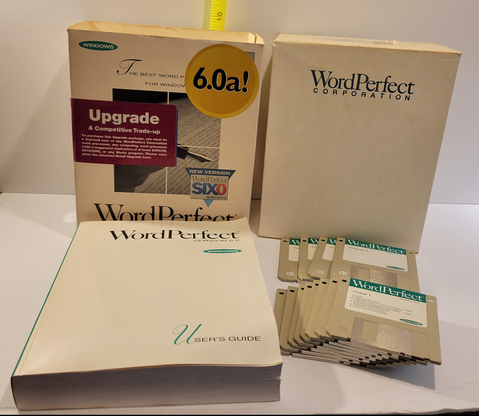 Vintage WordPerfect Version 6.0 Windows System Upgrade & Competitive Trade-up