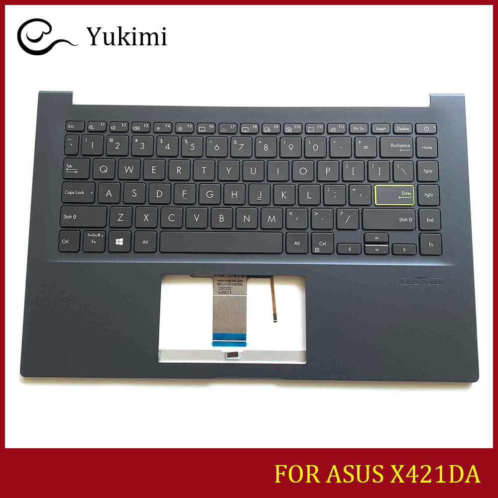 FOR ASUS X421DA Black Laptop C Shell Cover Upper Palmrest Keyboard