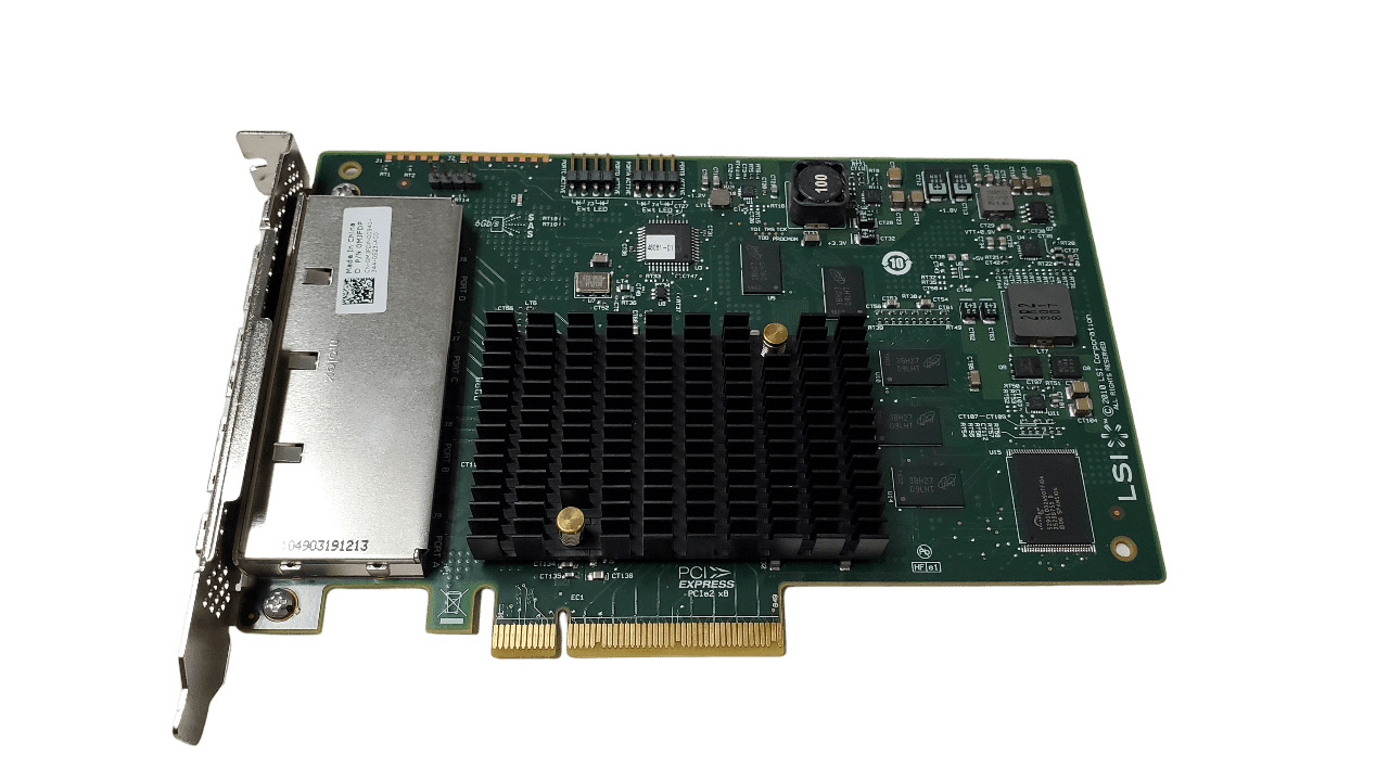 Dell LSI Compellent 6Gbps PCIe 2.0 SAS HBA Plug-in Card MJFDP