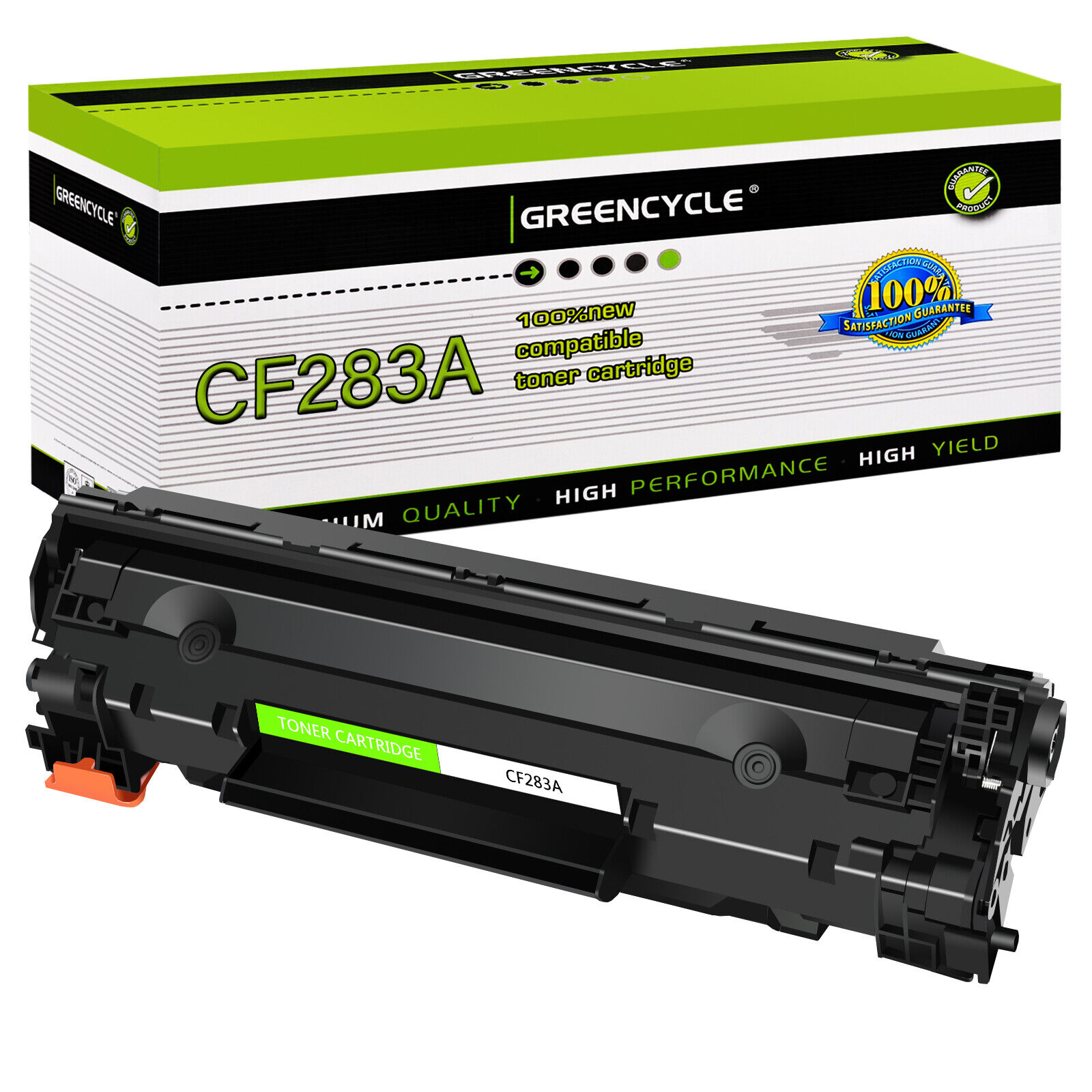 1-4PK CF283A Toner Cartridge Compatible With HP 83A LaserJet Pro M127fn M201dw