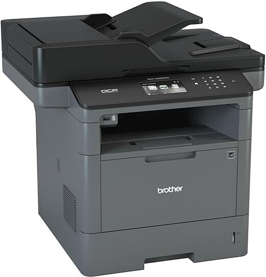 Brother Monochrome Laser Printer, Multifunction Printer and Copier, DCP-L5600DN,