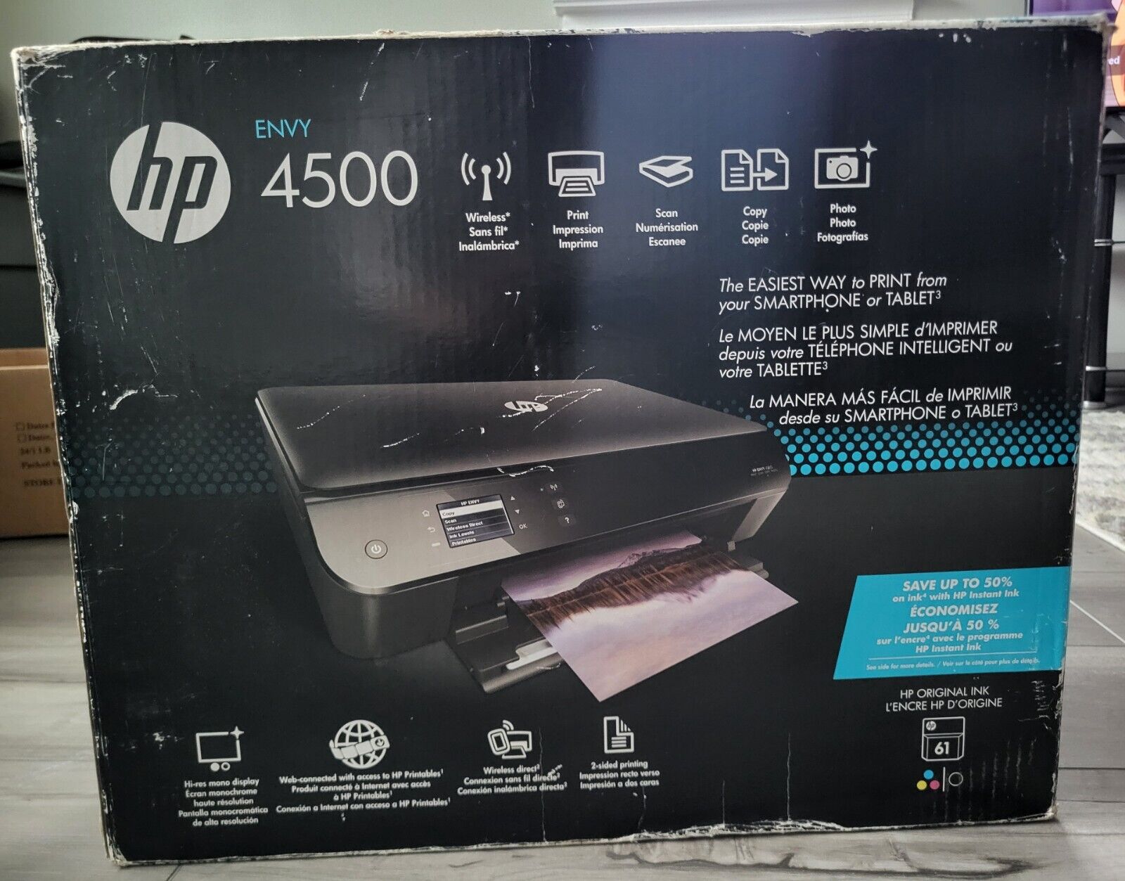 HP Envy 4500 e-All-in-One Printer   NEW 