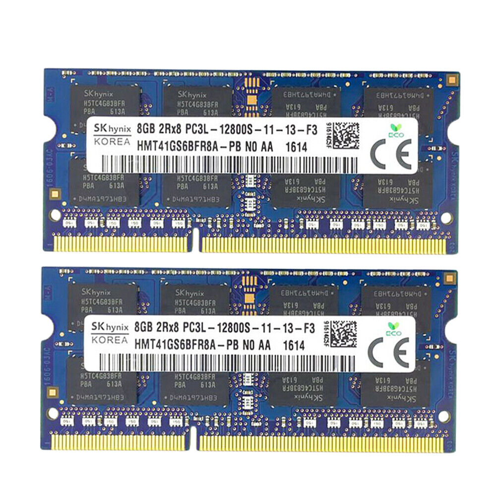 16GB 2x 8GB for HP EliteBook 840 G1 2560p 2760p 8460p 8460w 8560p DDR3 Memory