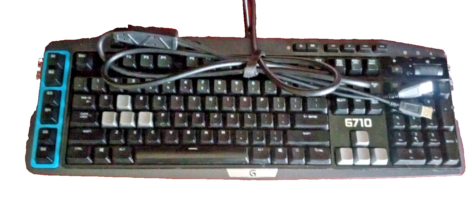 Logitech G710 Mechanical Gaming Keyboard P/N 820-006810 Working, Dual USB Wire