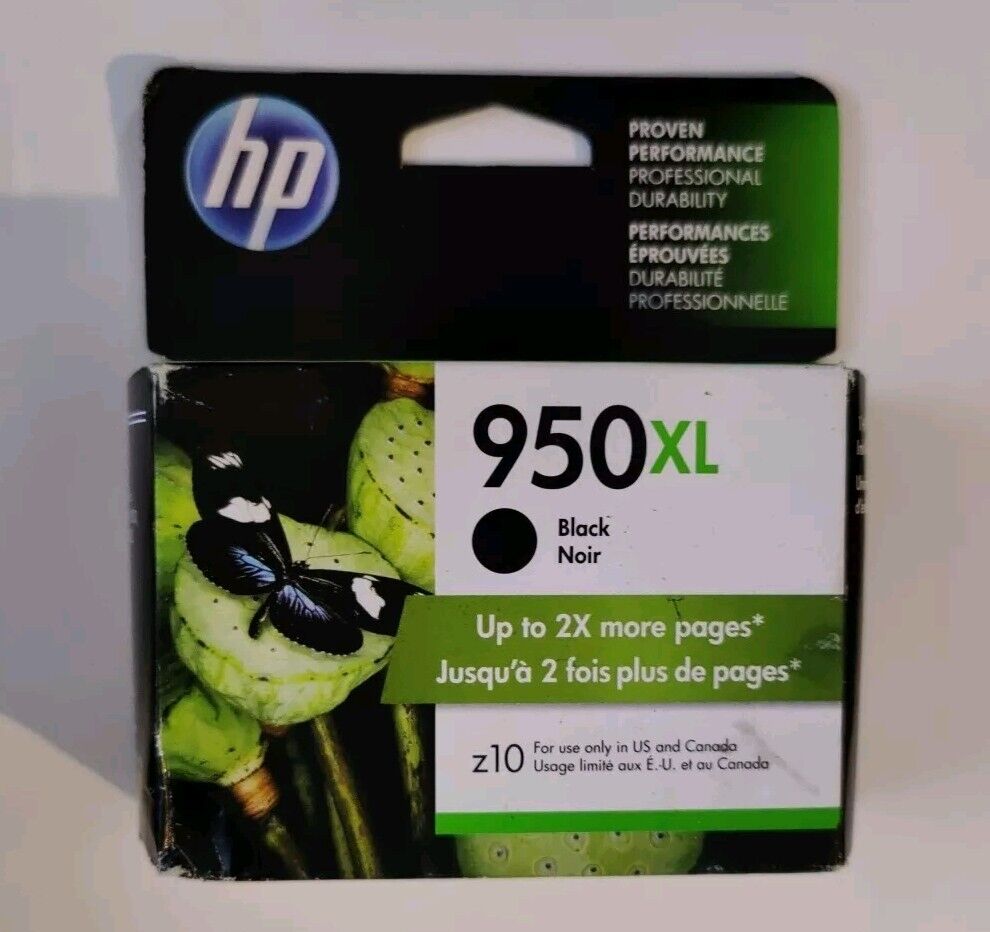New HP 950XL Black Genuine Sealed Ink Cartridge Exp 12/2018
