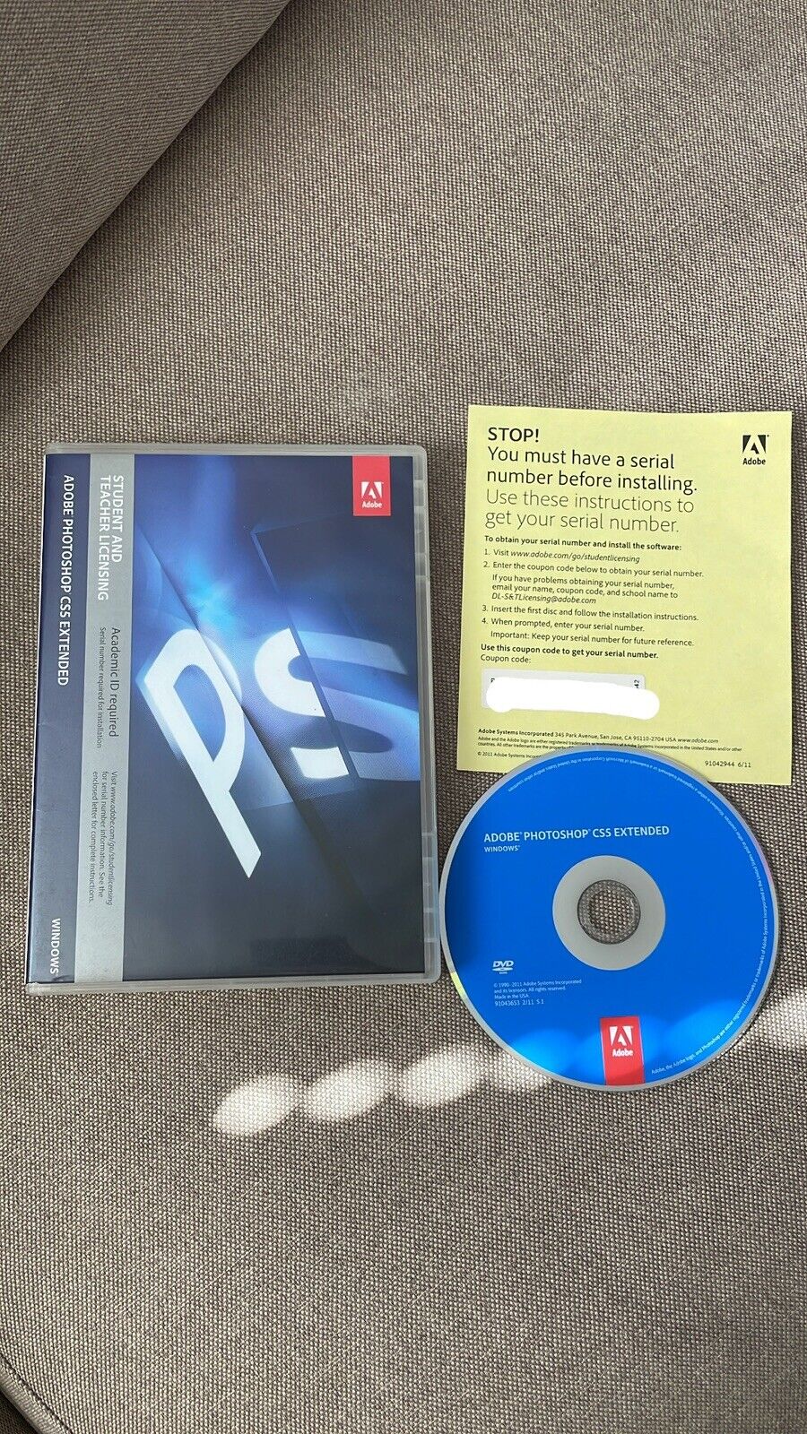 Adobe Photoshop CS5 Extended For WINDOWS w/ Serial Number
