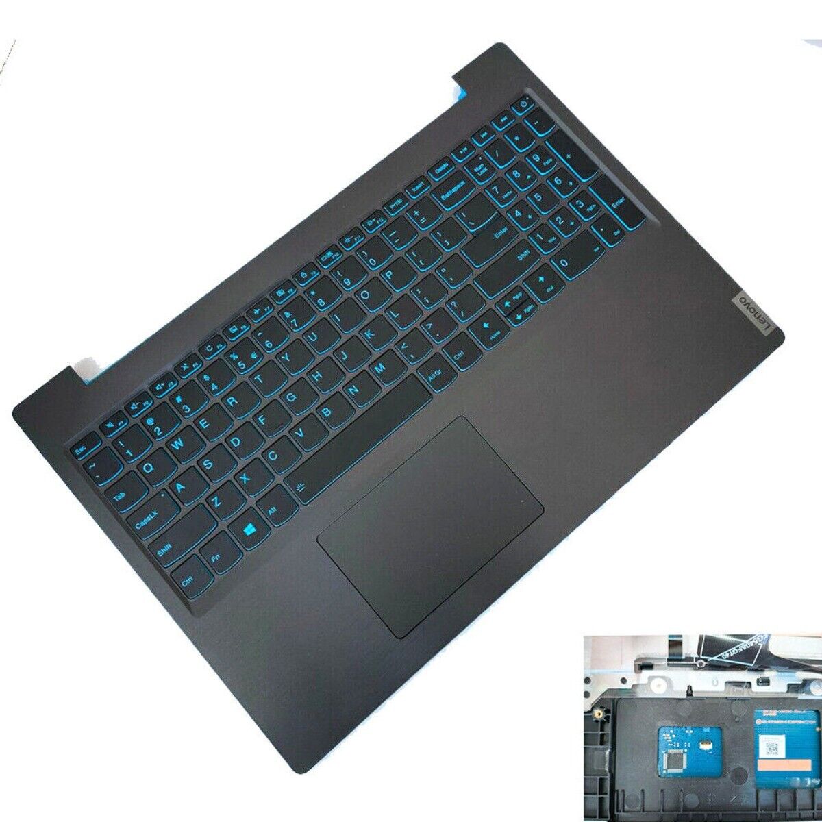 New For Lenovo Ideapad L340-15IRH 5CB0U42769 Palmrest Backlit Keyboard W/Bezel