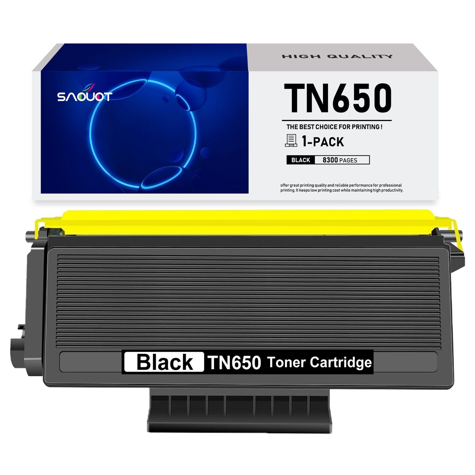 TN650 Toner Cartridge Replacement for Brother DCP-8080DN 8085DN HL-5340D 5370DWT
