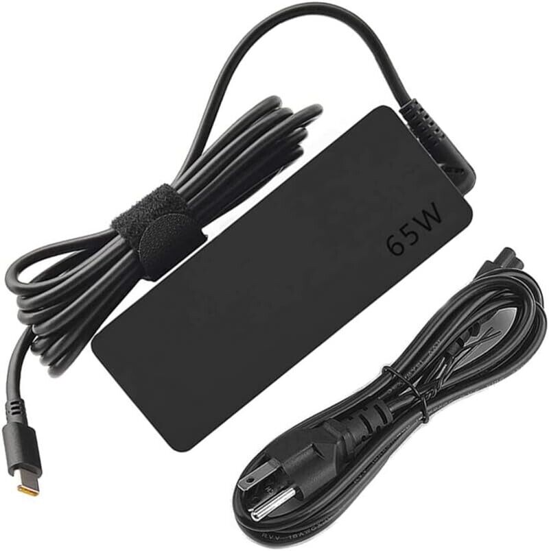 New 65W USB-C Laptop Charger, Compatible with Lenovo ThinkPad X1 CarbonYoga