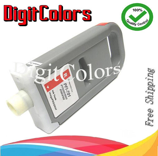 New Red PFI-701 Compatible ink cartridge Canon IPF 9000 & 9100 