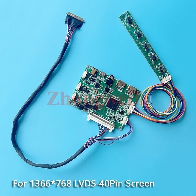 For LP140WH2-TLN1/TLS1 40Pin LVDS 1366x768 Screen Mini HDMI Controller Board Kit