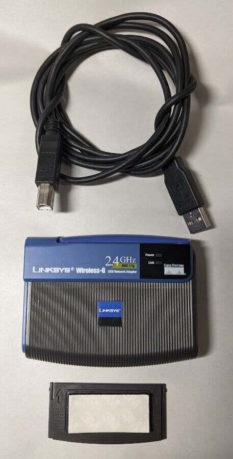 Linksys Wireless-G USB Network Adapter WUSB54G with Cable